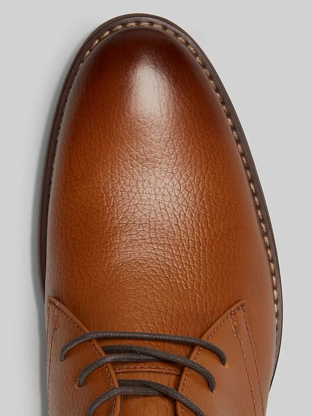 Joseph Abboud Men's Tan Pebbled Leather Chukka Boots S12 New With Tags